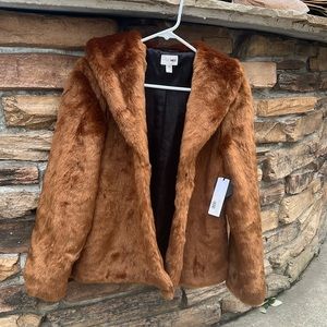 Fur Ever Mine jacket/ Camel